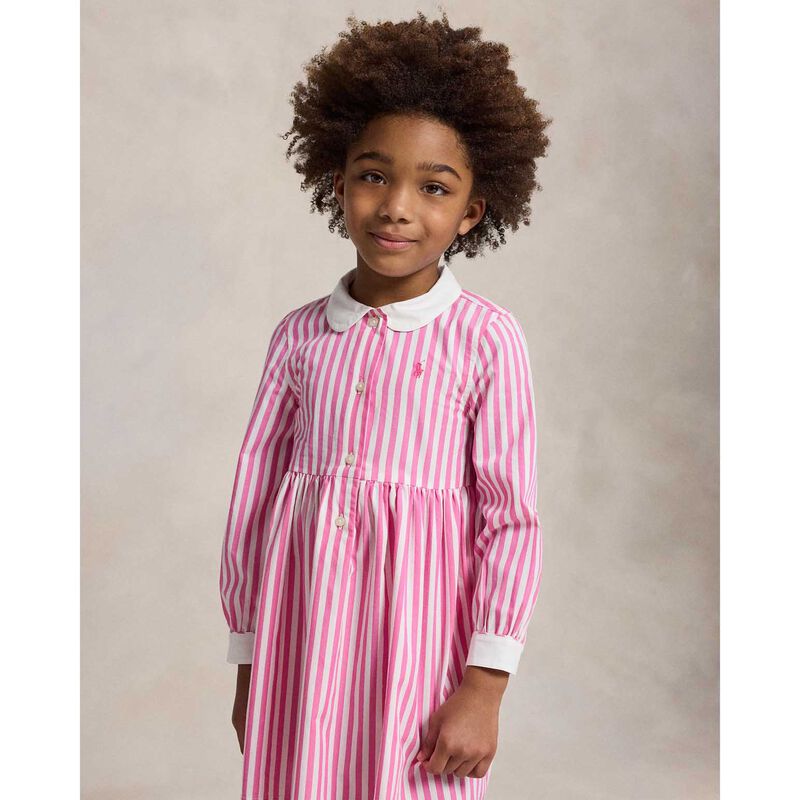 Polo Ralph Lauren Striped Cotton Poplin Shirtdress 3-6Y image number 3